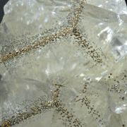 Calcite with Pyrite - \'Mercedes habit\'