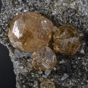 Grossular - gem crystals on matrix