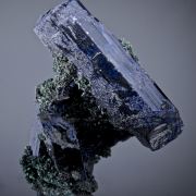 Azurite with Malachite