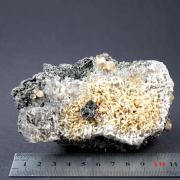 Calcite, Galena - Elmwood Mine, Tennessee, USA