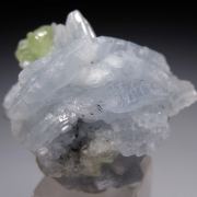 Diopside on Prehnite