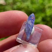 Tanzanite double terminated 5 ct - Arusha, Merelani Mountains, Tanzania