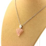 Raw Fluorite necklace. 8.96 ct.