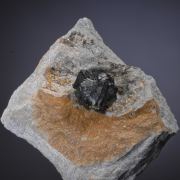 Libethenite -rosette on matrix