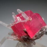 Rhodochrosite with Quartz