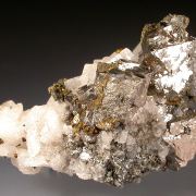 Siegenite with Chalcopyrite on Dolomite