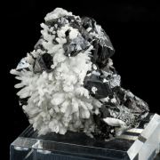 White Quartz with Black Sphalerite