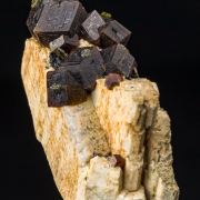 Andradite on Orthoclase