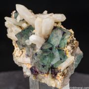 Fluorite with Quartz