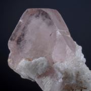 Apatite (Fluorapatite) on Albite