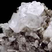 Calcite, hemimorphite