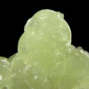 Prehnite finger cast after Anhydrite with Calcite