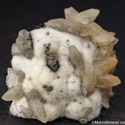 Calcite with Natrolite