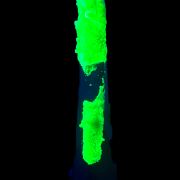Opal var. hyalite, smoky quartz