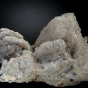 Apatite (Carbonate Apatite -Collophane) ps after Vivianite with Calcite