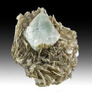 Fluorite with Muscovite