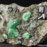 Cassiterite, Fluorite, Apatite, Quartz