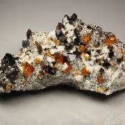 gem GARNET var. SPESSARTINE, QUARTZ var. SMOKY