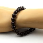 Garnet Bracelet 8 mm Beads.