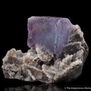 Fluorite on Quartz