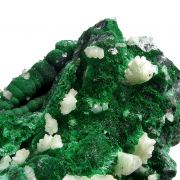 Cerussite, malachite