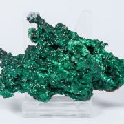 Malachite with Calcite and Cerussite