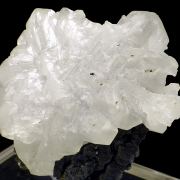 Cerussite SNOWFLAKE on galena TSUMEB