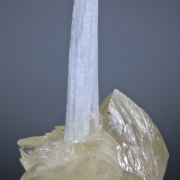 Celestite on Calcite