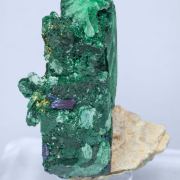 Malachite after Azurite and Azurite