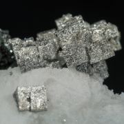 Silver with Löllingite and Calcite