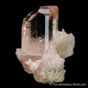 Topaz on Albite var. Cleavelandite
