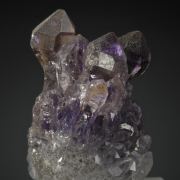 Amethyst with Lepidocrocite inclusions