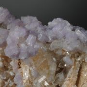 Fluorapatite on Quartz and Cookeite