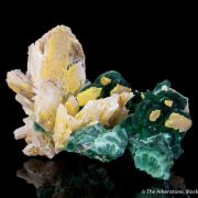 Cerussite with Malachite