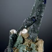 Malachite replacing Azurite with Dolomite etc.