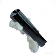 Tourmaline Var. Schorl With Albite