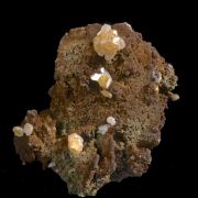 Cerussite (unusual color) with Duftite and Dolomite