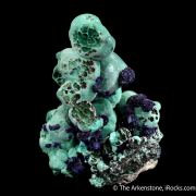 Malachite with Azurite