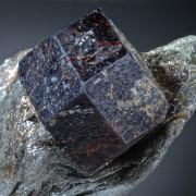 Almandine on Schist