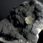 Apatite on Albite covered by Chlorite