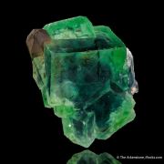 Fluorite on Quartz