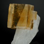 Fluorite on Celestite