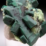 Cuprian Smithsonite, Malachite after Azurite
