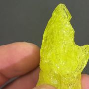 Sulfur Crystal - El Desierto Mine, San Pablo de Napa, Bolivia