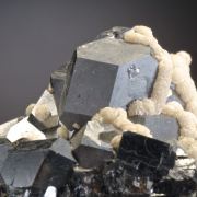 Galena with Dolomite and Sphalerite