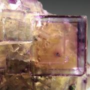 FLUORITE with PHANTOMS, CHALCOPYRITE
