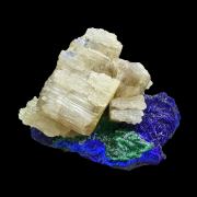 Cerussite, azurite, malachite