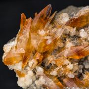 Calcite with Chabazite, Thompsonite