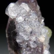Prehnite, Analcime on Quartz