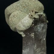 Siderite with Quartz with Ferberite inclusions